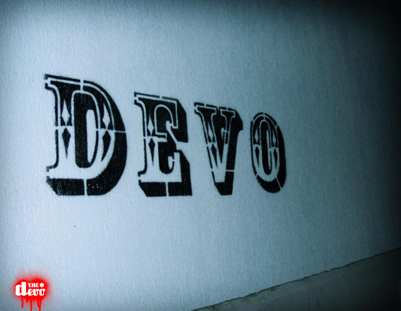 Devo Lettering DEVO - Retro Stencil by The-Devo on DeviantArt