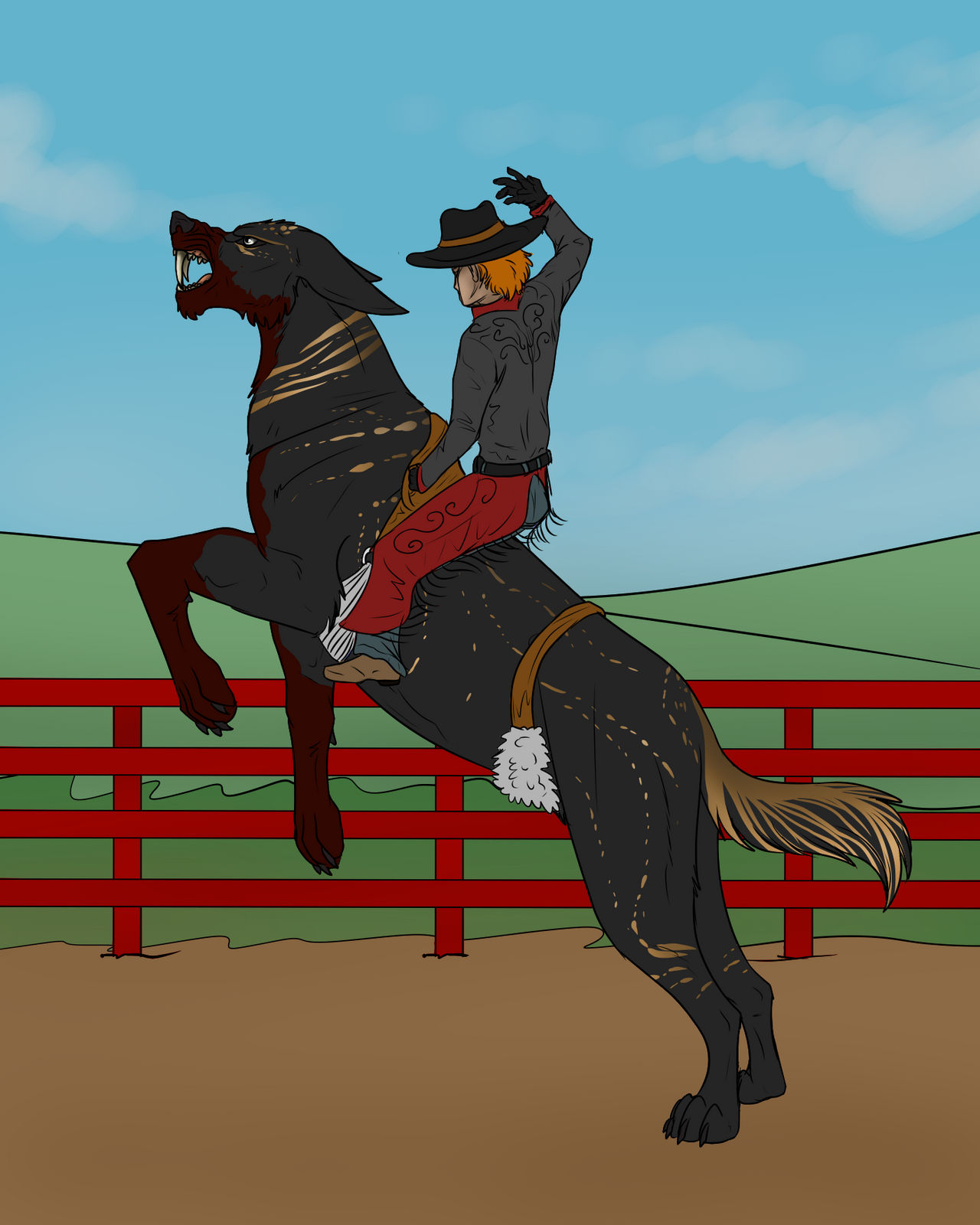 Rodeo Ride Deviantart Djibb Rodeo Entry 1/3 by RowanSorva on DeviantArt