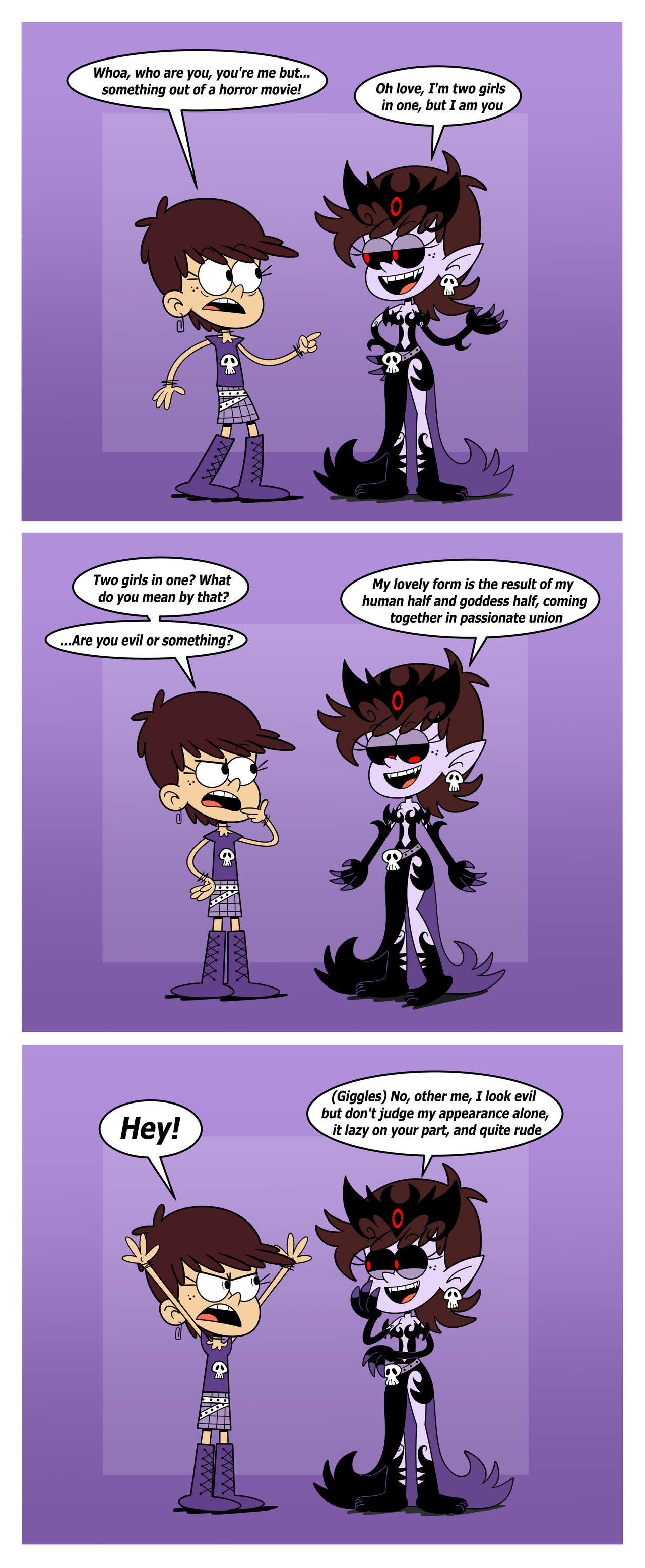 Rocker meets Queen of Darkness by heroflash on DeviantArt