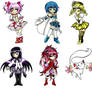 Puella Magi Madoka Magica +Keychain Set+