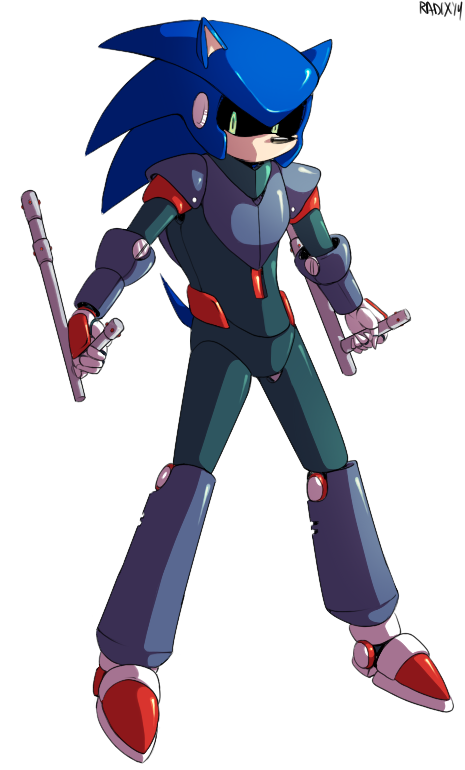 Mecha Sonic MK 1 by GardePickle on DeviantArt