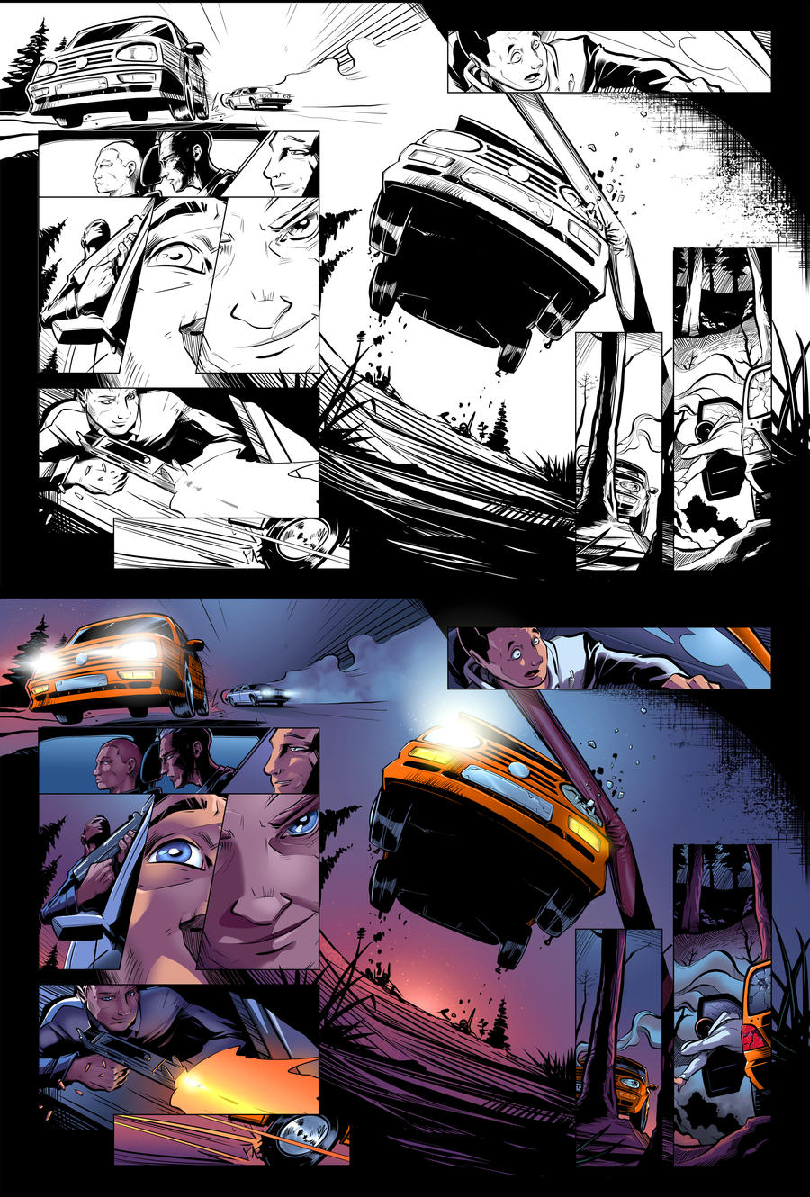 comic color samples for fun by DigitalCutti on DeviantArt