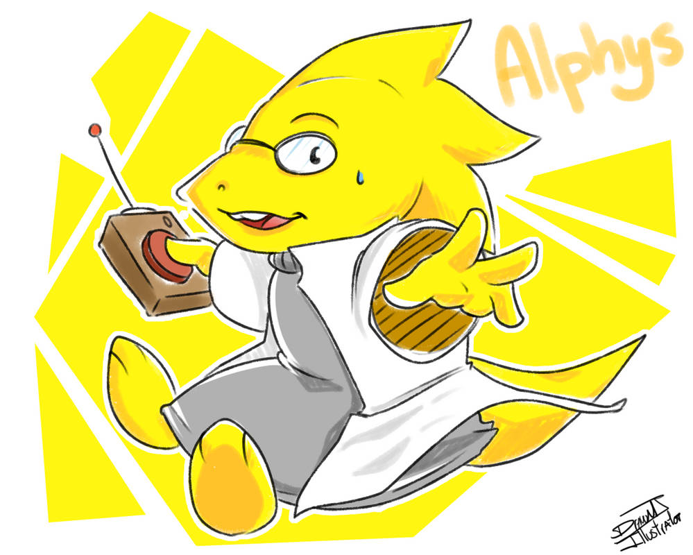 Little Alphys Fan art by DrawMj on DeviantArt