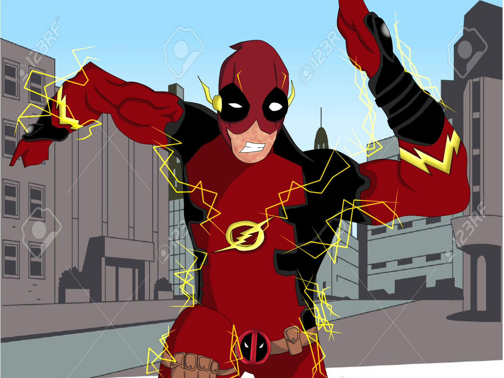 Deadpool/Flash by Hito-de-Yami on DeviantArt