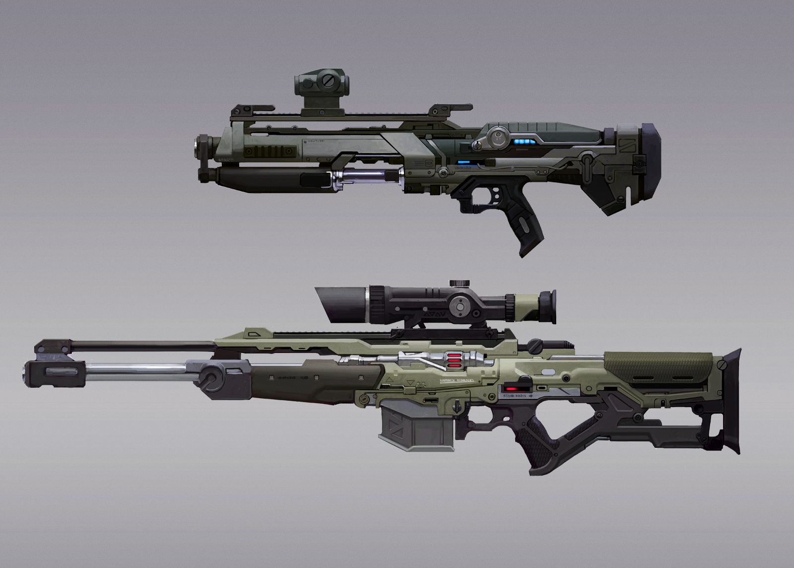 Концепт снайперская винтовка будущего