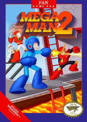 Megaman 2 Remake Box art