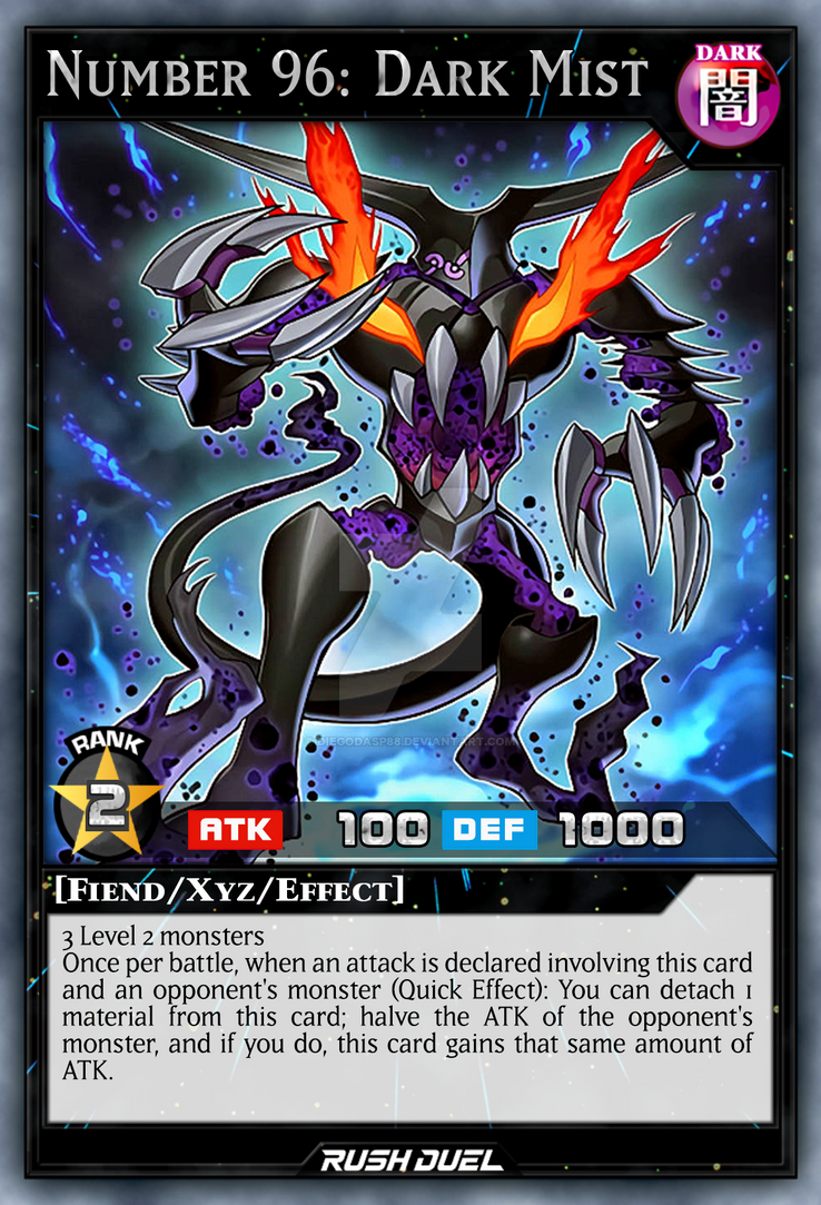 yugioh number 96 dark mist deck Yu-Gi-Oh! - 96: (ORCS-EN043) - Order of Chaos - 1st Edition You will receive the 1st Edition version of this card. Yugioh Number 96: Dark Mist