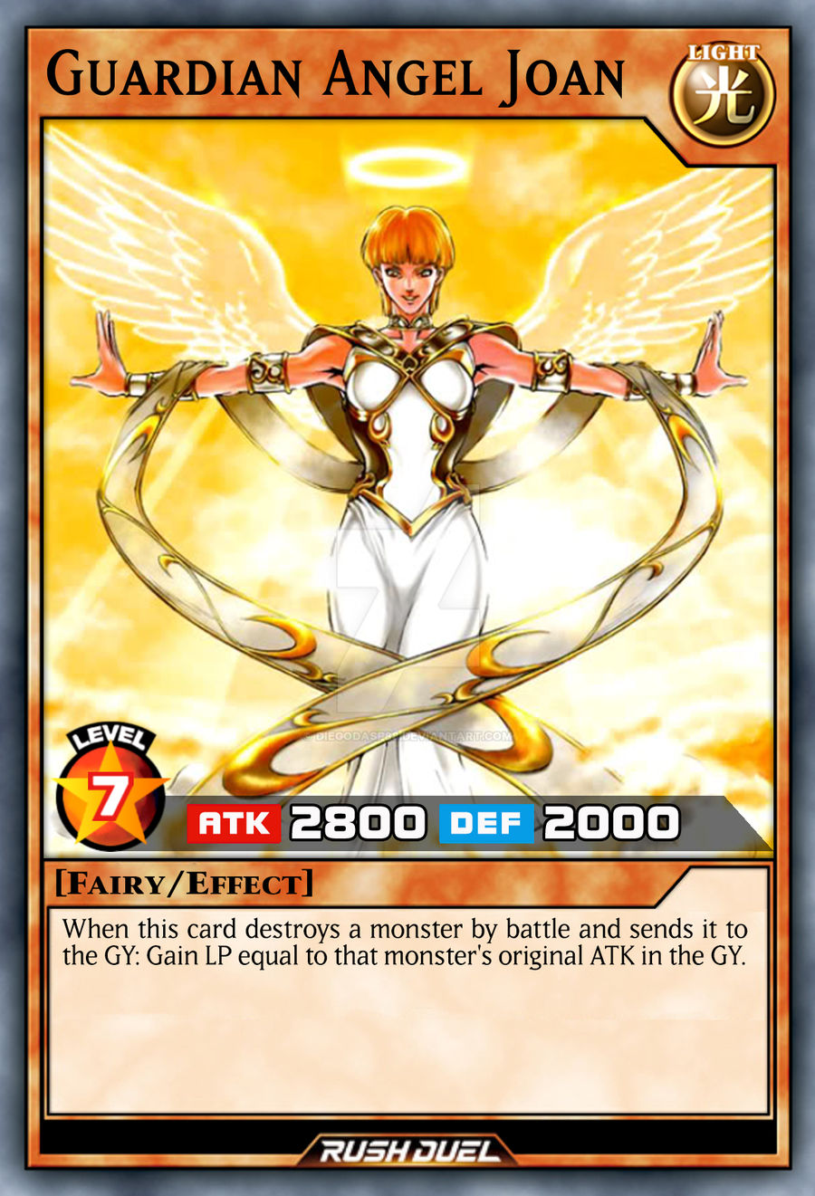 guardian angel joan yugioh card Yu-Gi-Oh Card - IOC-087 - GUARDIAN ANGEL JOAN (ultra rare holo)