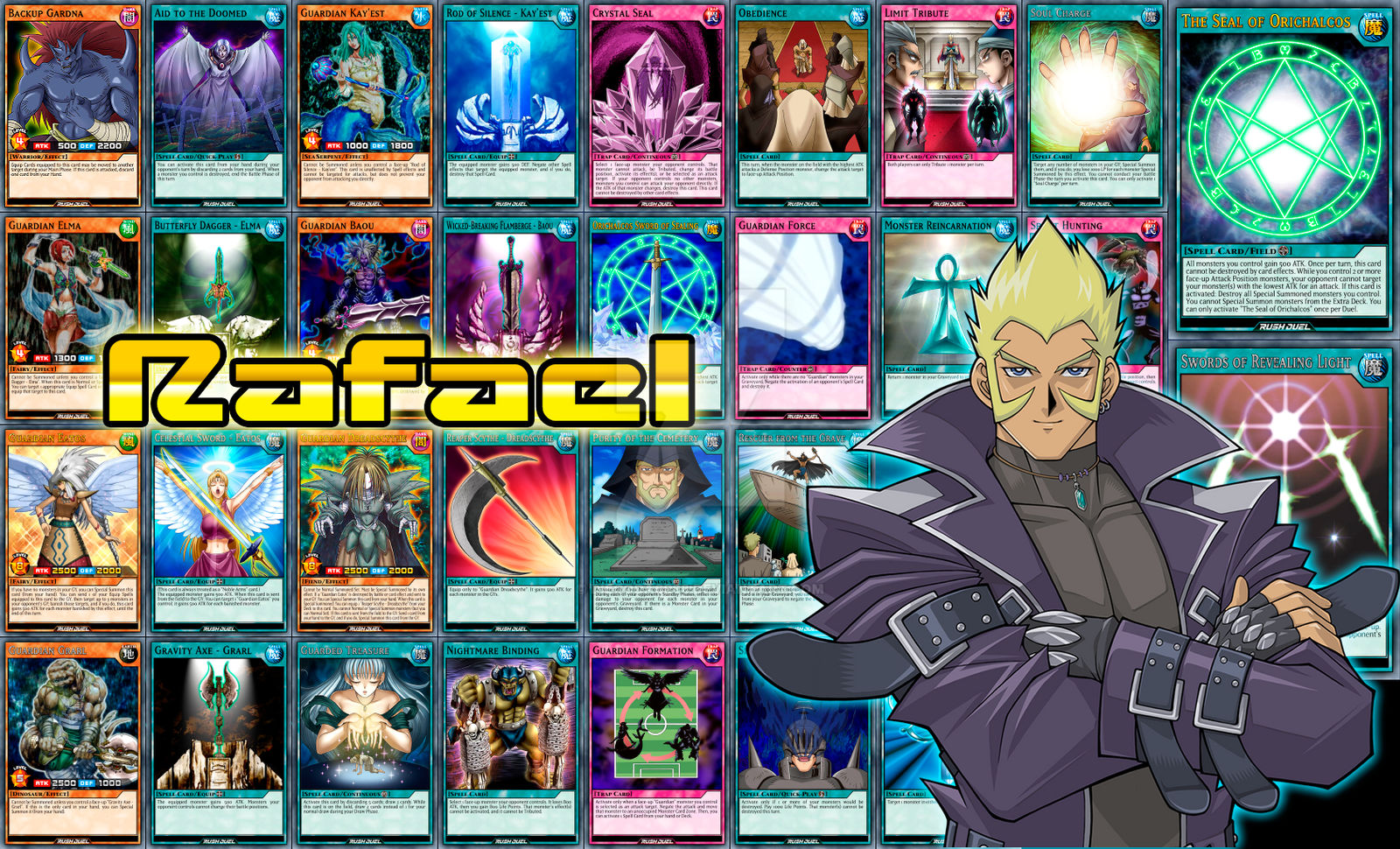 rafael deck yugioh - Sanctuary of the Guardians Custom Deck! Rafael's Fallen Guardian!