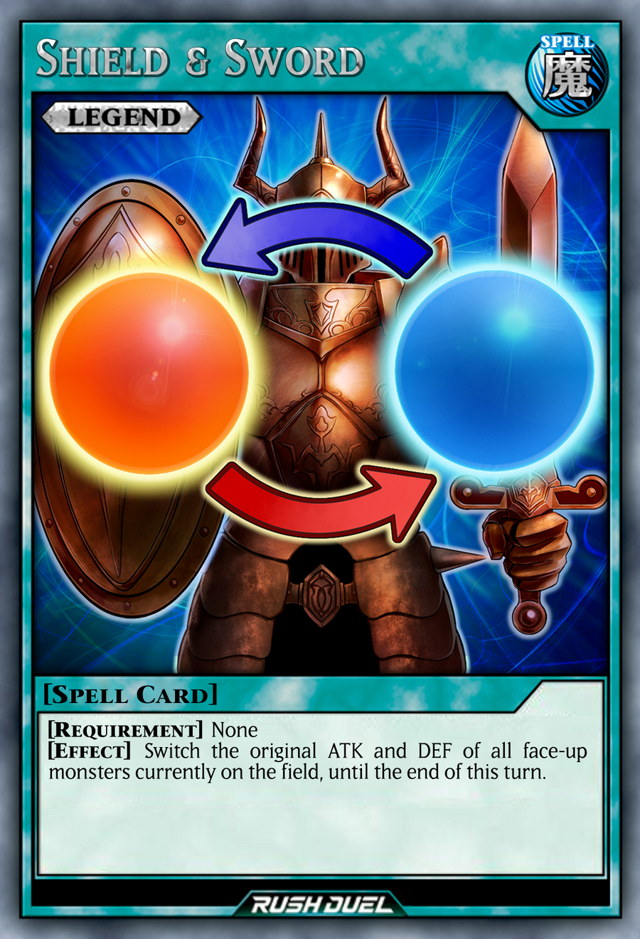 sword and shield card yugioh & SBLS-EN014 Yu-Gi-Oh! Mint / near mint condition trading card Yu-Gi-Oh! Duel Links - Gavin
