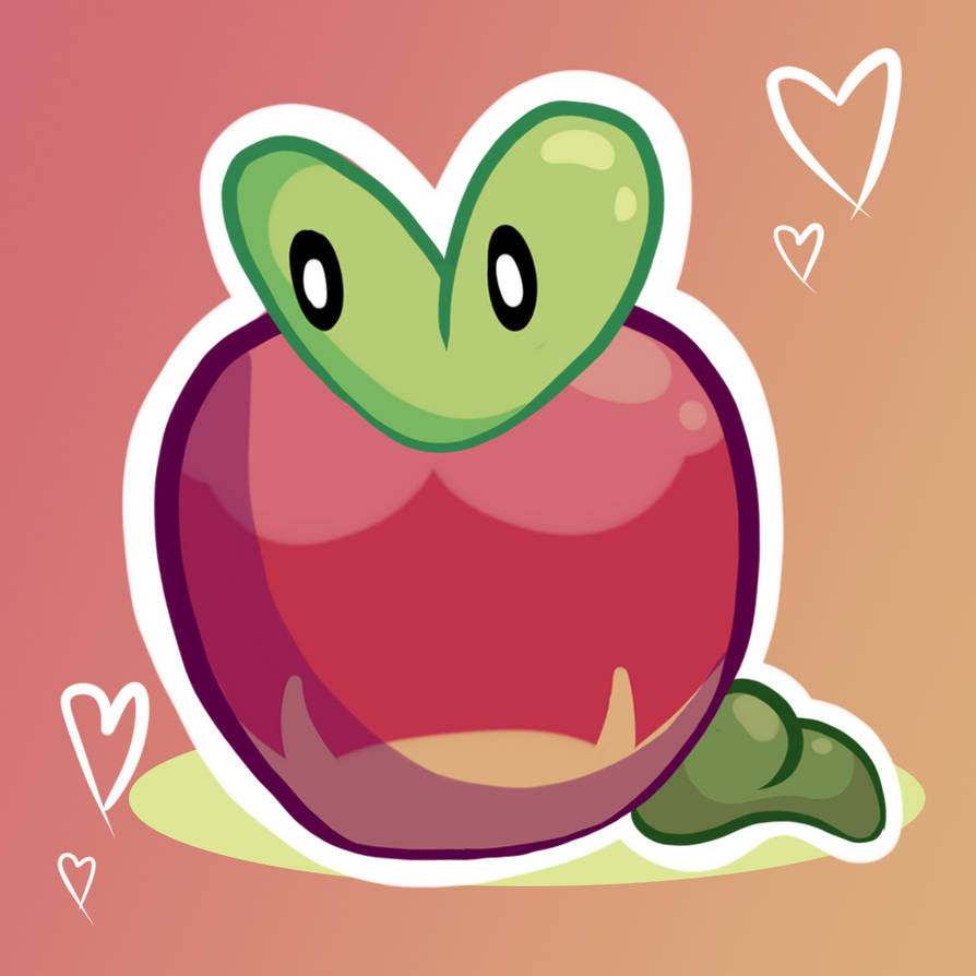 Chibi Applin Pokedex #840 by EggstoryMaker on DeviantArt