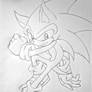 Line Art-Sonic in my own style