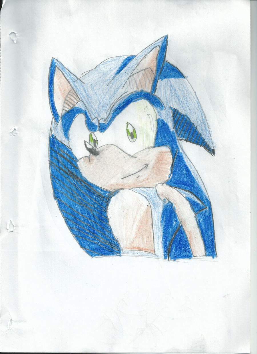 sonic pintado by phineasnferb on DeviantArt
