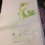 snivy and sylveon :3