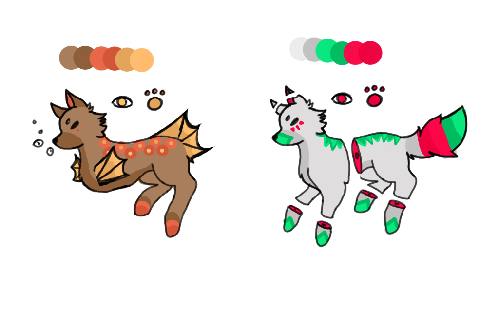 Wolf Adoptables 2/2 OPEN POINTS ONLY