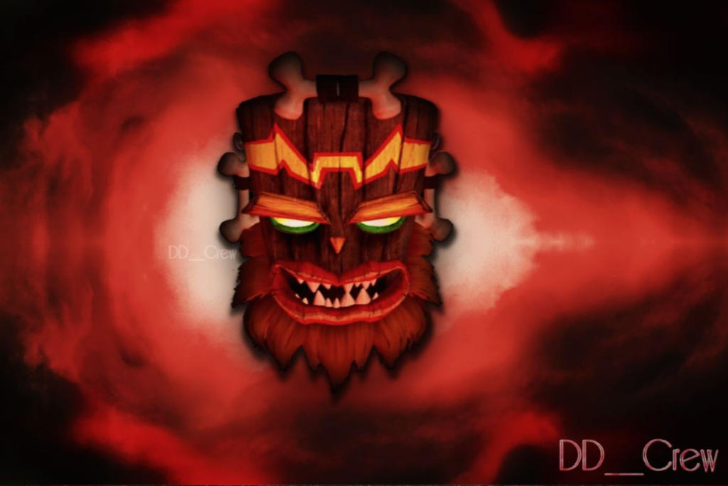 Game Over Screen Uka Uka Crash Bandicoot 3 Remast by DDxxCrew on