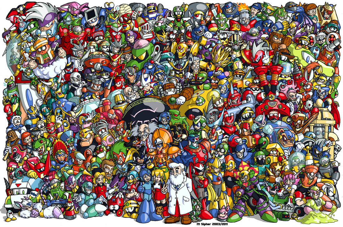 Classic MegaMan - 1987 to 2003 by MSipher