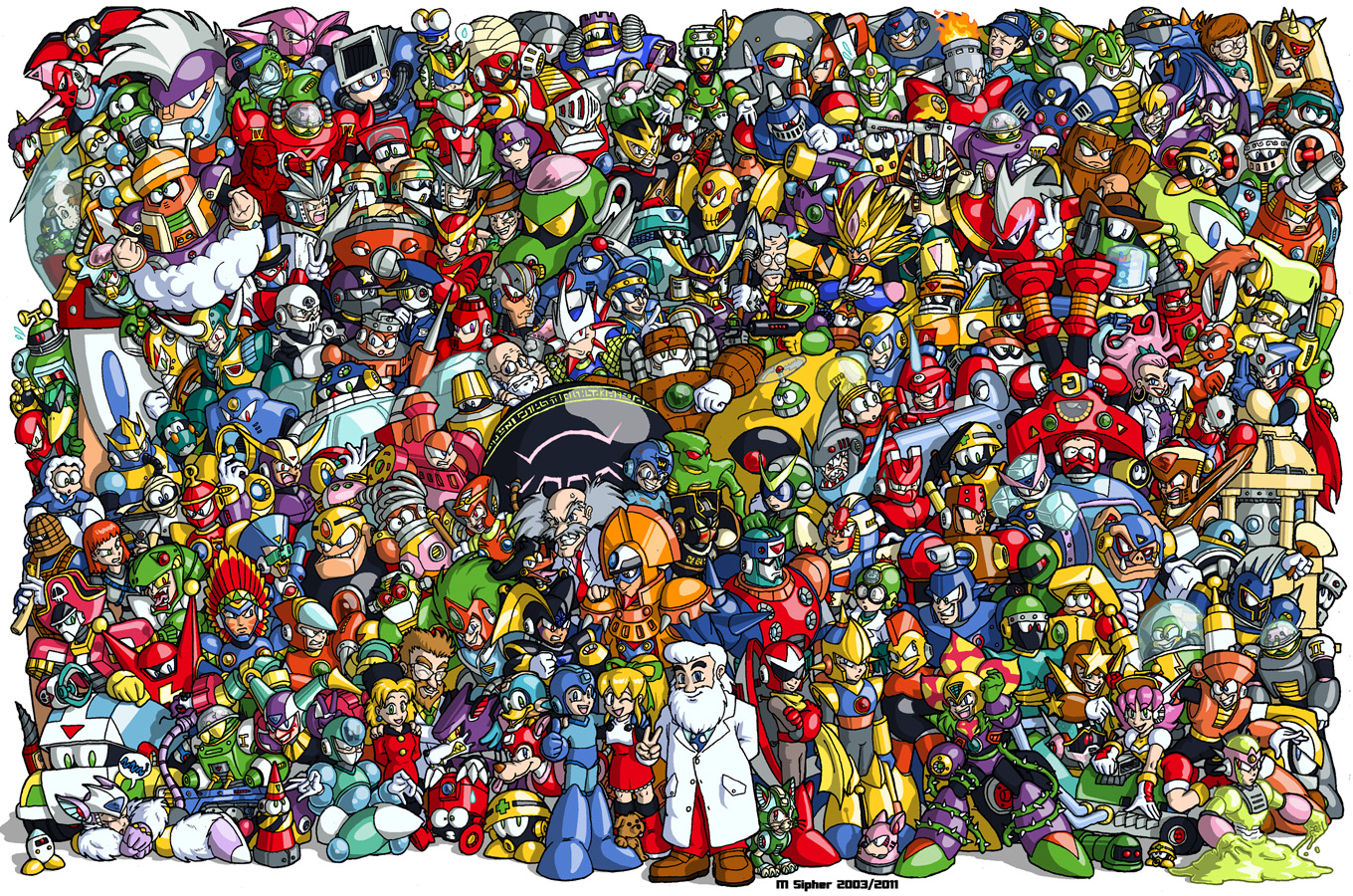 Classic MegaMan - 1987 to 2003 by MSipher