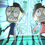 Invader Zim.- Match up!