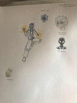 Kevin O Reily/Spider-Man/Cosmic-Spider Concept art