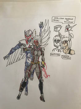 Earth-2328: DarkHawk and Red Widow