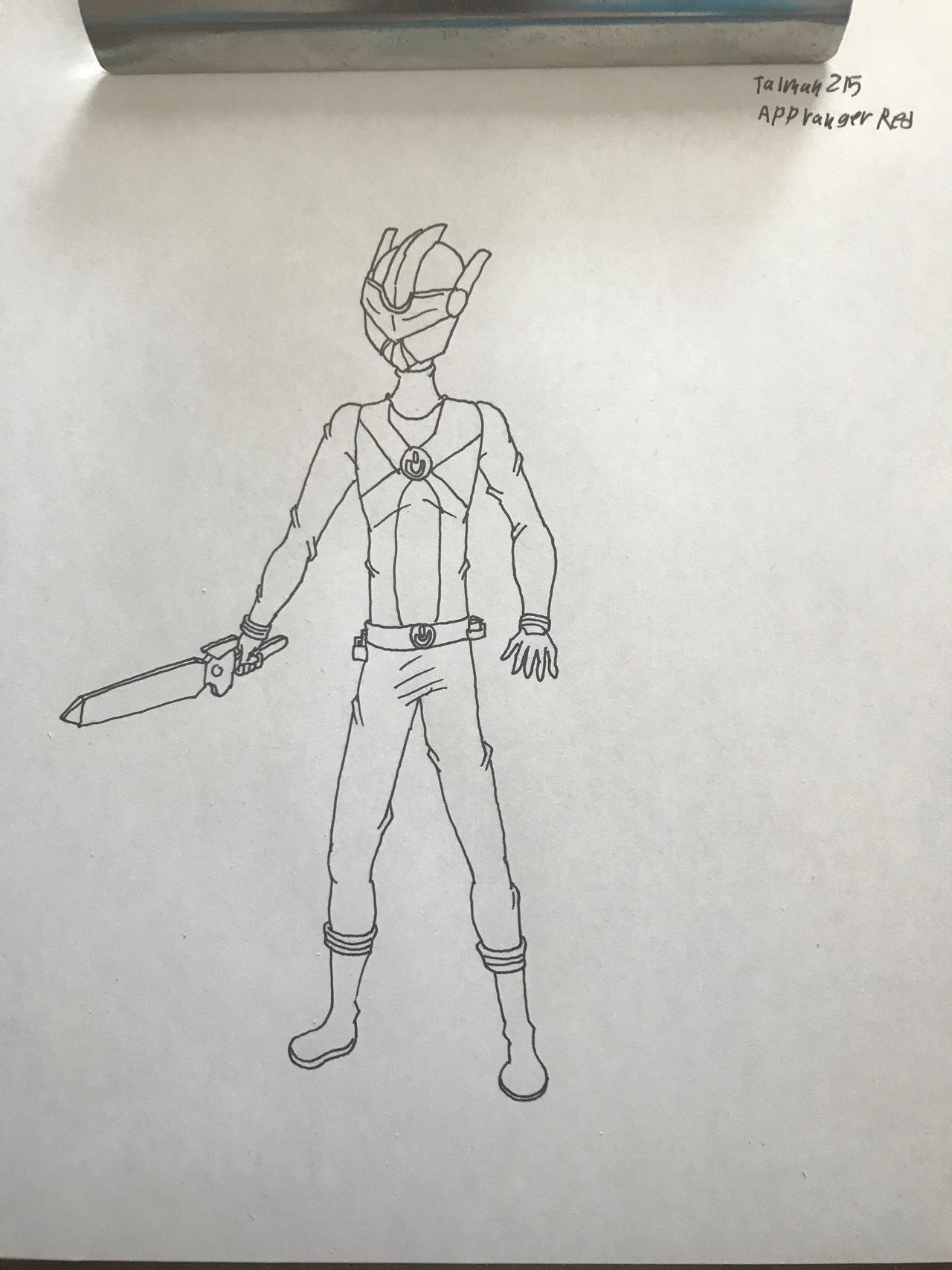 Taiman215 OC: App Ranger Red by DCDGojira71 on DeviantArt