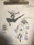 Earth-6283: Spider-Yuki/Symbiote suit (Revamp) by DCDGojira71