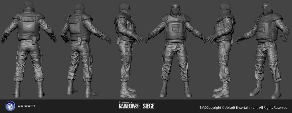 Ubisoft Rainbow Six Siege Recruit Heavy by SebGirouxSculpt on DeviantArt