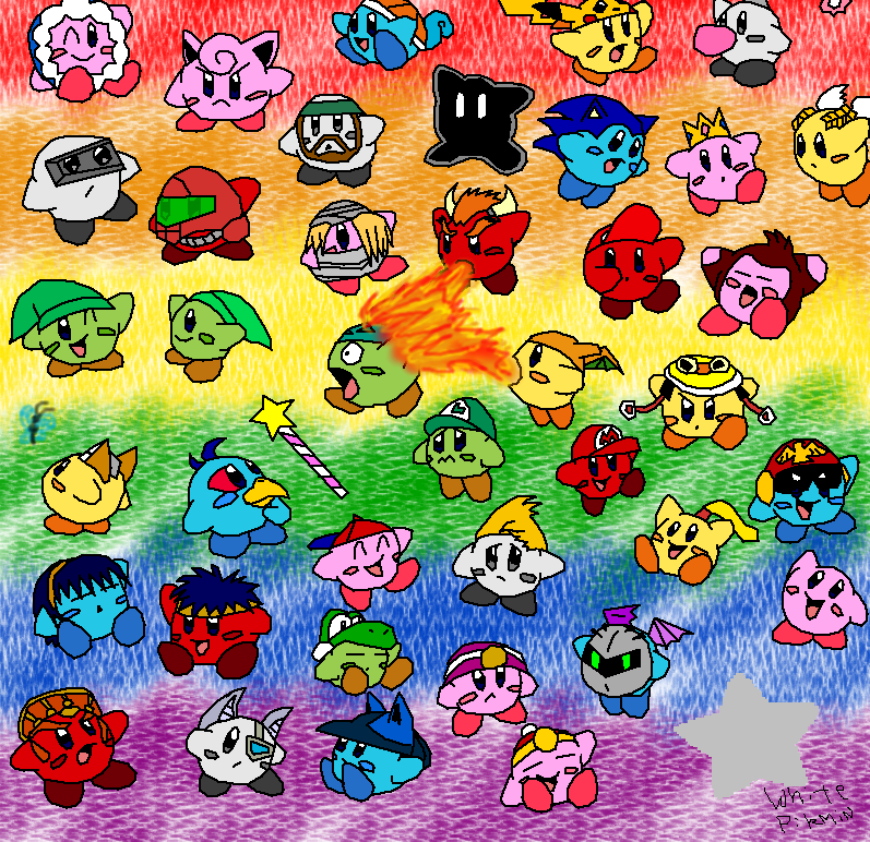 White's Brawl Series- Kirby by White-Pikmin on DeviantArt