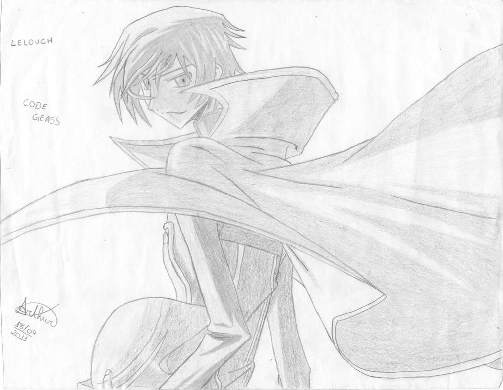 Code Geass Drawling Lelouch - Code Geass (1) by Arthiez on DeviantArt