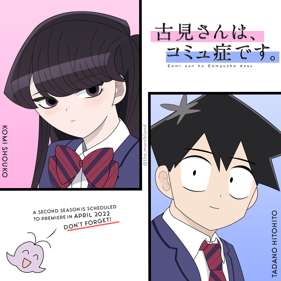 Conheça o anime Komi-san Can't Communicate