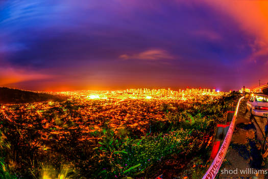 Honolulu Skyline from Round Top Drive