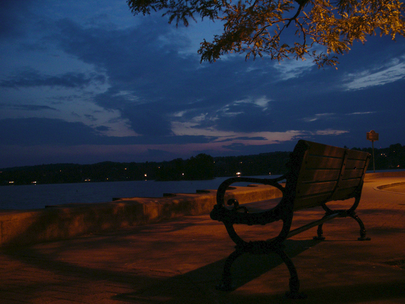 Nice night to sit and relax