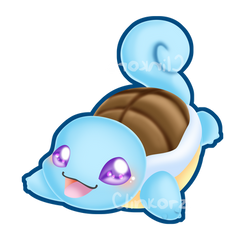 Squirtle :dive into the sea!: