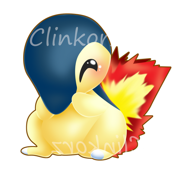 Pokemon Cyndaquil Kawaii by sailizv.v by sailizv on DeviantArt