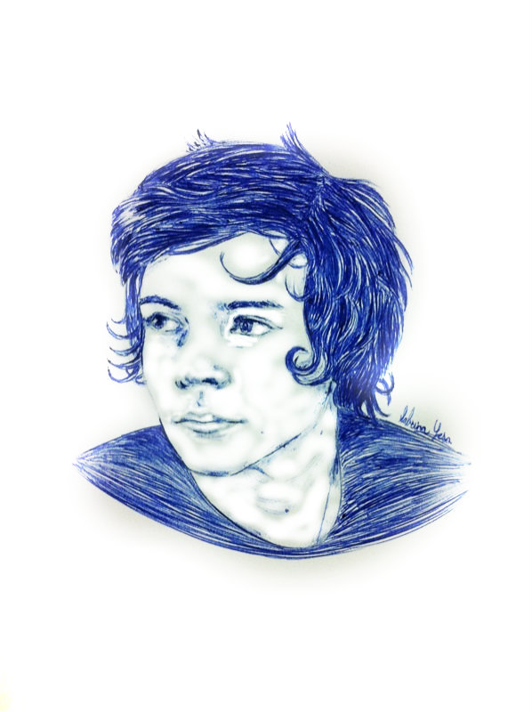 Harry Styles Pen Sketch