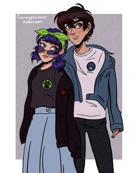 Besties Keith and Marinette (Part 1?)