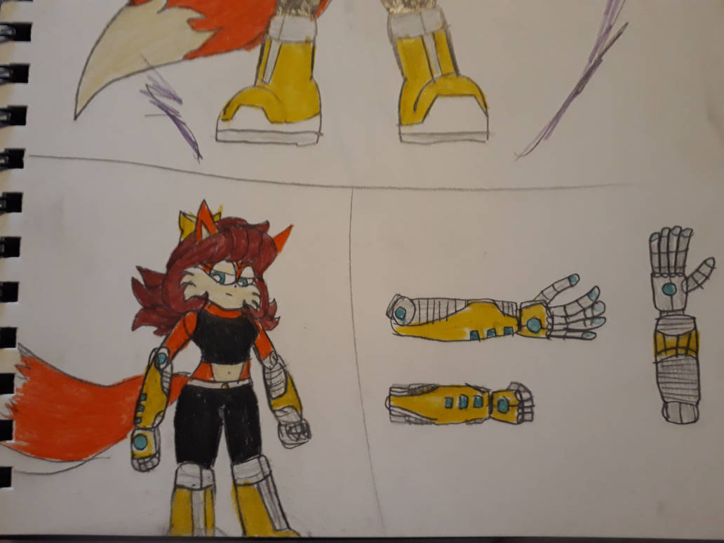 Sonic: Revival- Fiona redesign (3) by ToaArcan on DeviantArt