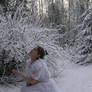 Bride in the snow 8