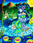 The water mistress Cyan Aguamarina by miyukiZETA
