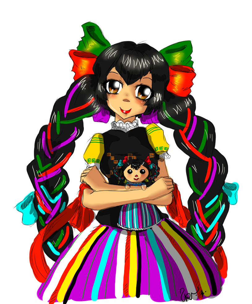 Muñeca mexicana png sales
