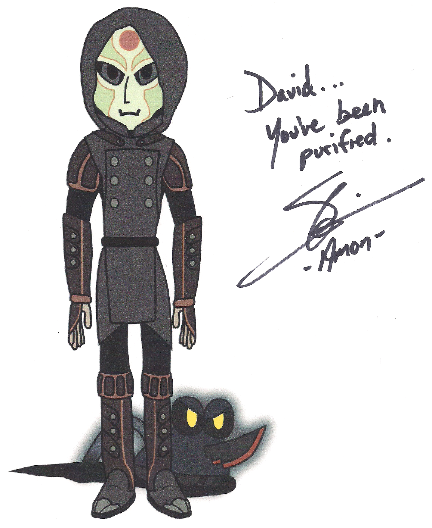 Amon and Dark Cutron - Autographed