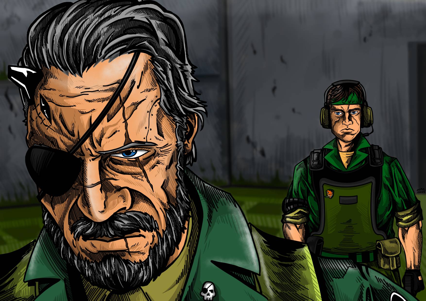 You really kept me waiting, Solid Snake by Alkasushi on DeviantArt