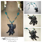 Wax Tarantula Skin Necklace - For Sale by BadApple-Art