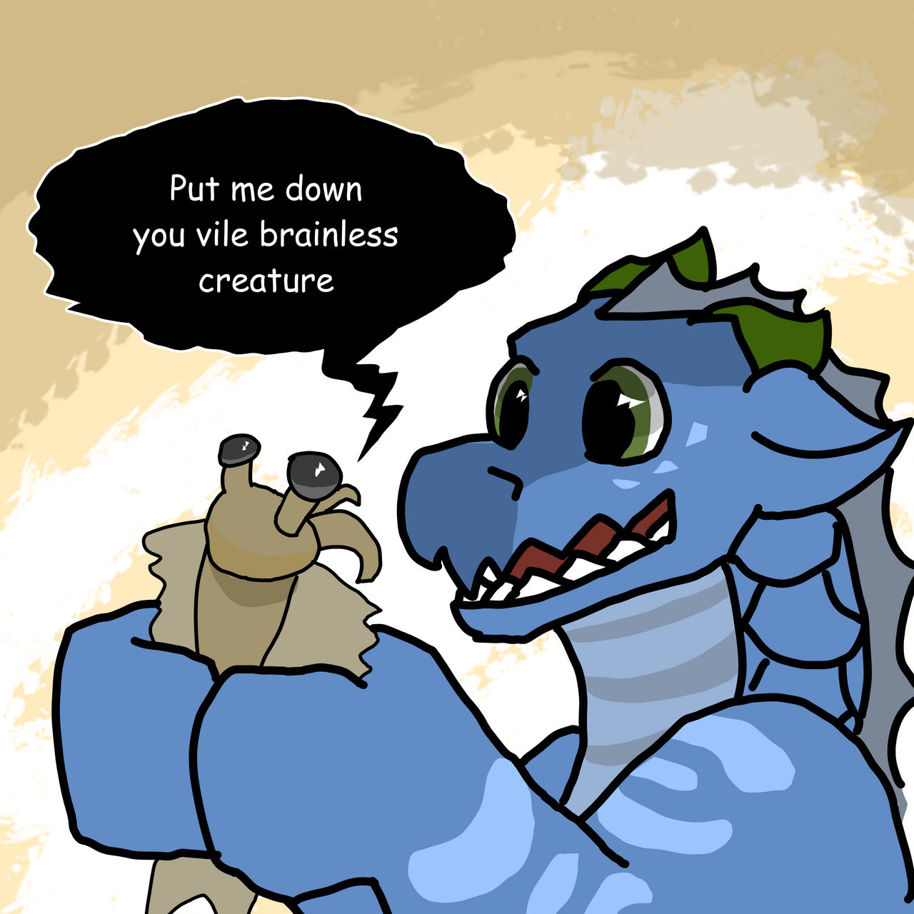 first apex predator vs brainless derg by XyeH2O on DeviantArt