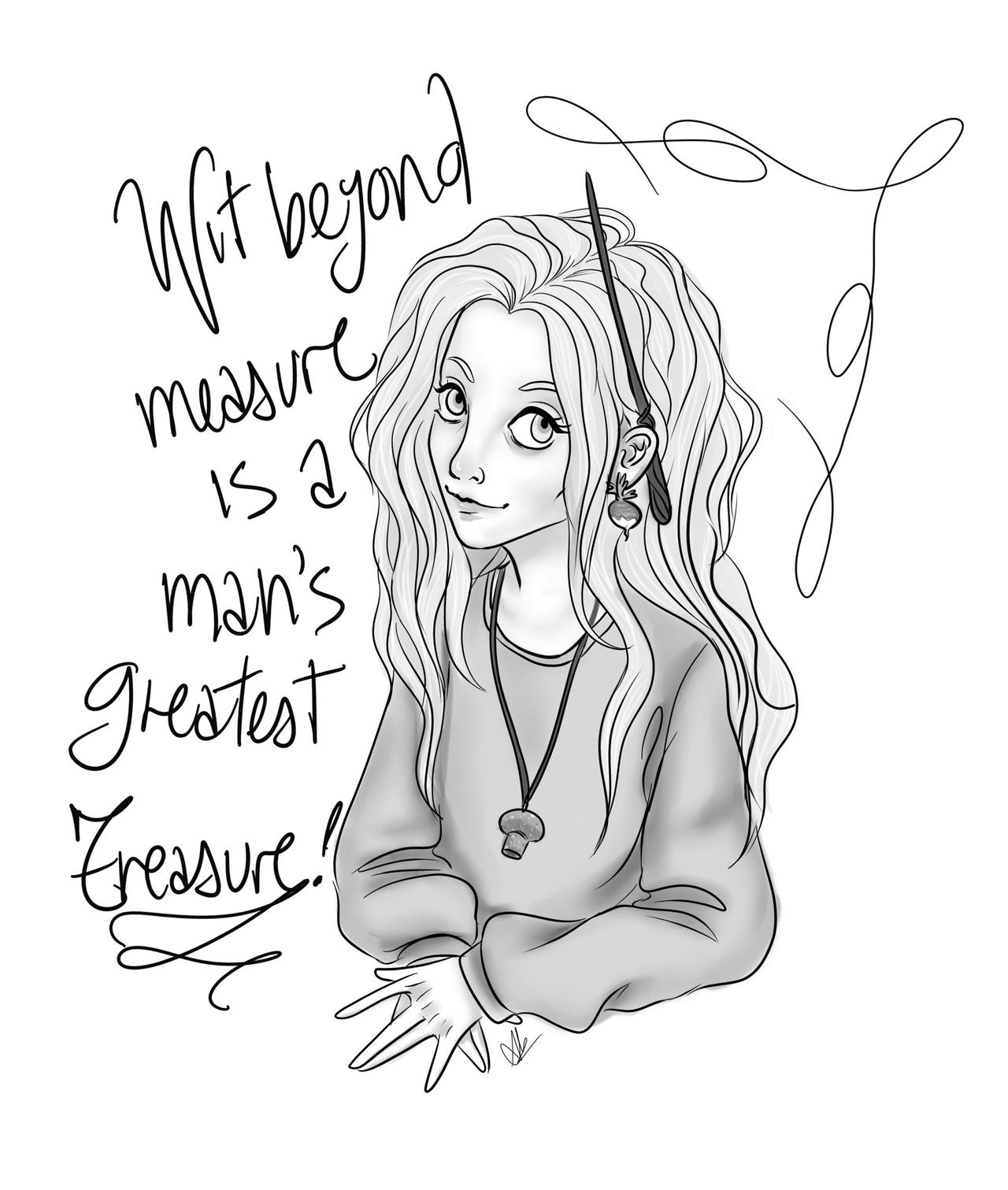 Luna Lovegood by 2Mummu on DeviantArt