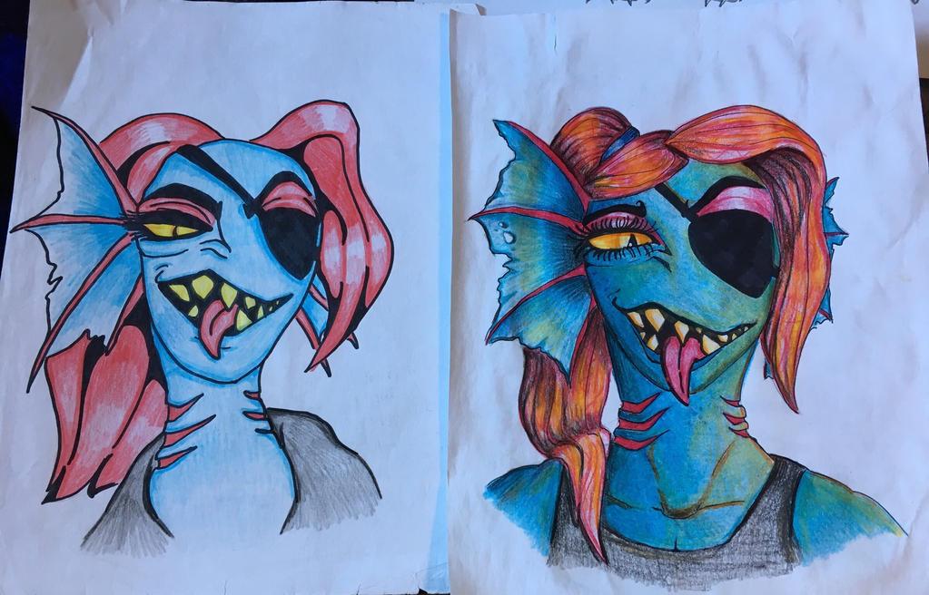 Undyne improvement by EyeWonderUniverseArt on DeviantArt
