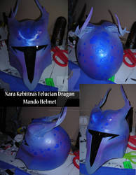 Nara's Felucian Dragon Mando Helmet, finished