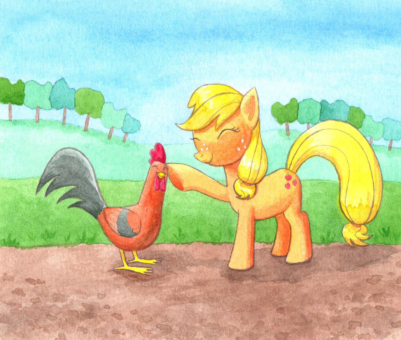 Applejack Appreciation Day 2014 - Rooster