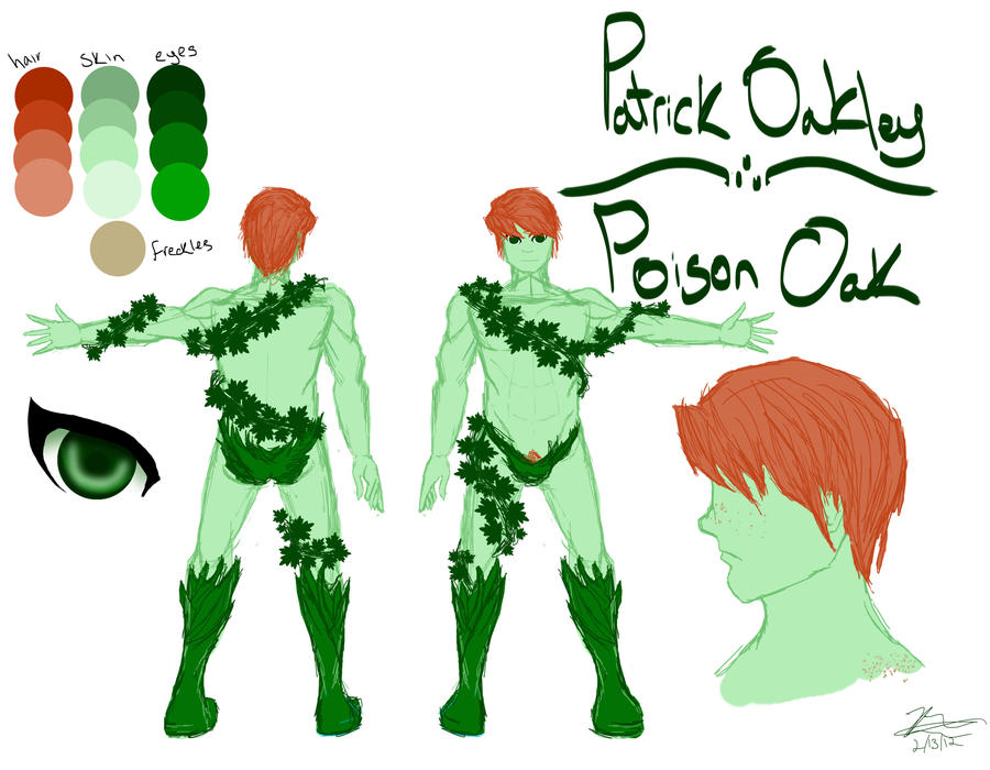 Poison Oak -Genderbent Poison Ivy- by klwpower on DeviantArt.